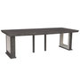 Voir la diapositive 2 : Paris Prix Table Console Extensible Effet Béton  Rui  50-250cm Gris