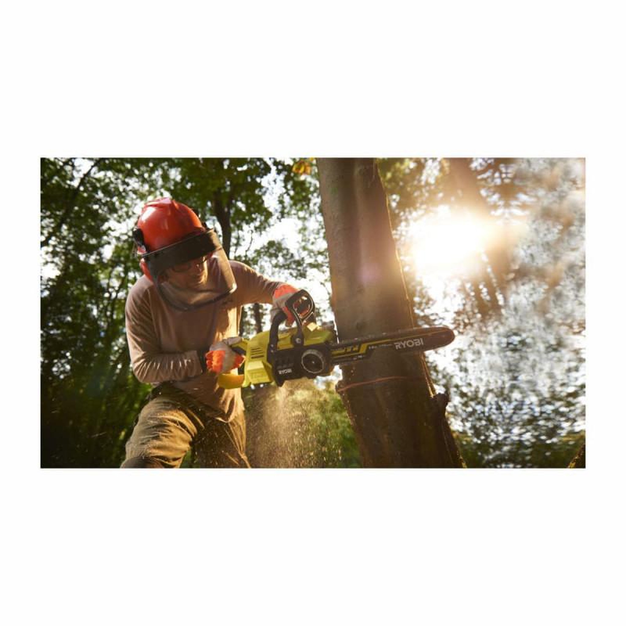 Voir la diapositive 5 : Ryobi Tronçonneuse ryobi 36v lithiumplus brushless - sans batterie ni chargeur ry36csx35a-0