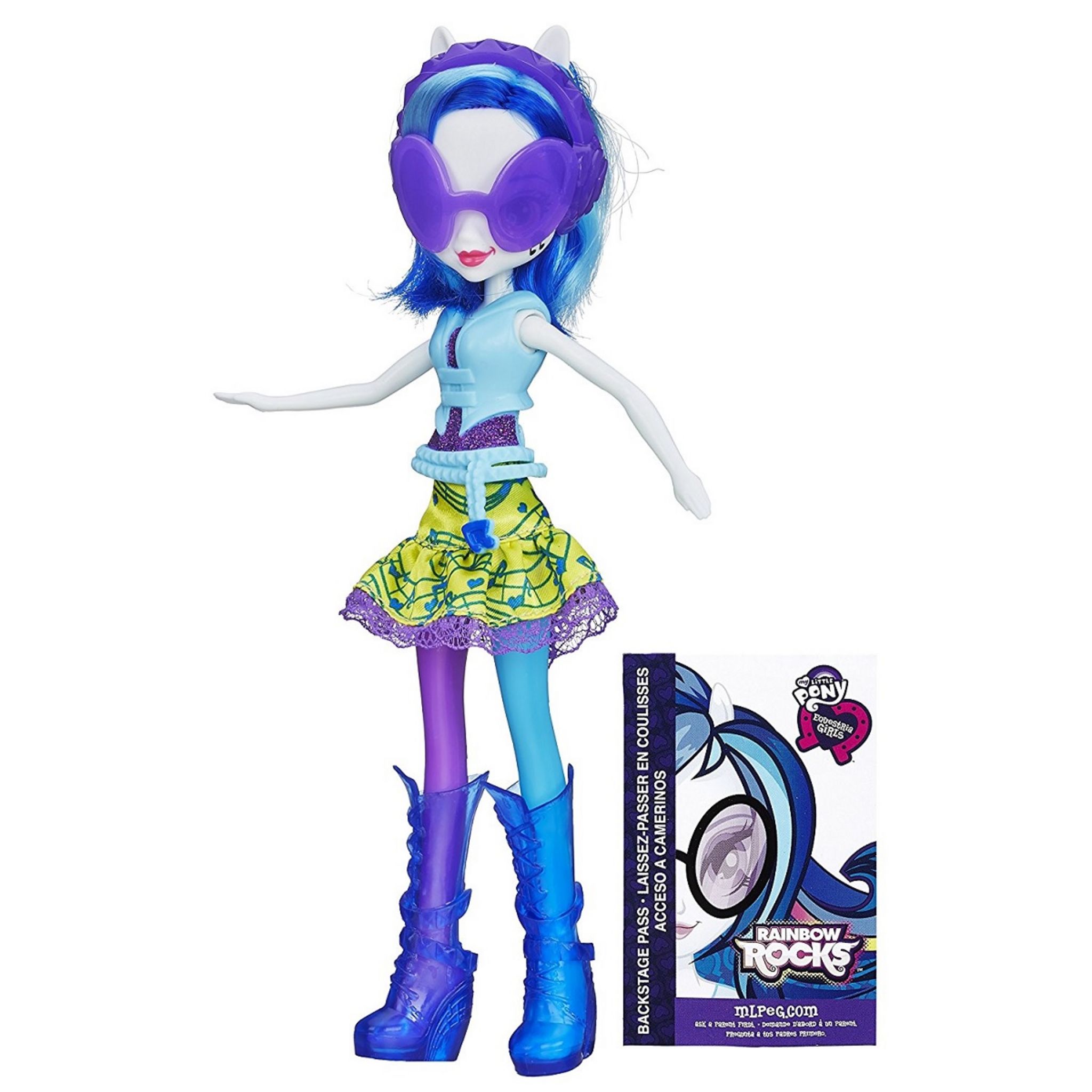 Voiture décapotable et poupée Equestria Girls DJ Pon-3 My Little Pony - France
