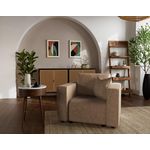 BEST MOBILIER Topaze - fauteuil en simili. Coloris disponibles : Beige, Orange, Noir, Marron