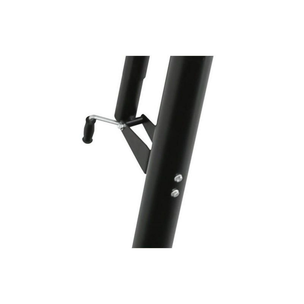 SWAGER Panier de Basketball Pro Deluxe Platinium sur Pied et Mobile, Hauteur Réglable de 2,30m à 3,05m