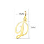 Voir la diapositive 2 : L'ATELIER D'AZUR Pendentif Lettre  D  Or 750 Jaune - Chaine Offerte