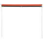 Voir la diapositive 4 : VIDAXL Auvent retractable 300x150 cm Orange et marron