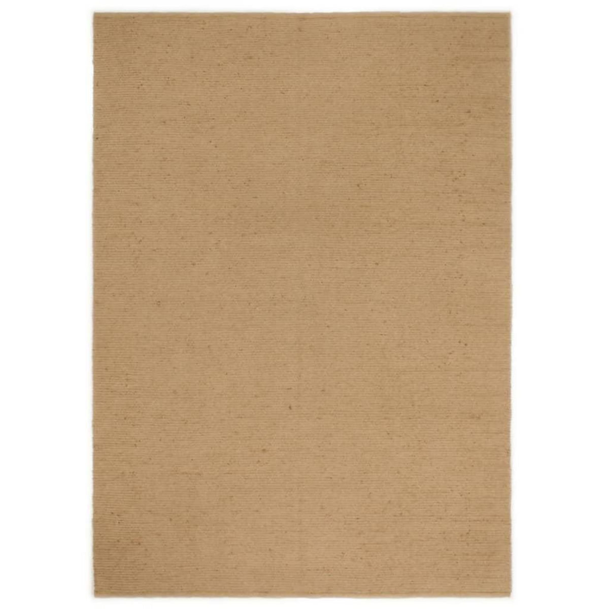 VIDAXL Tapis a poils boucles fait a la main 200x300 cm Jute et coton