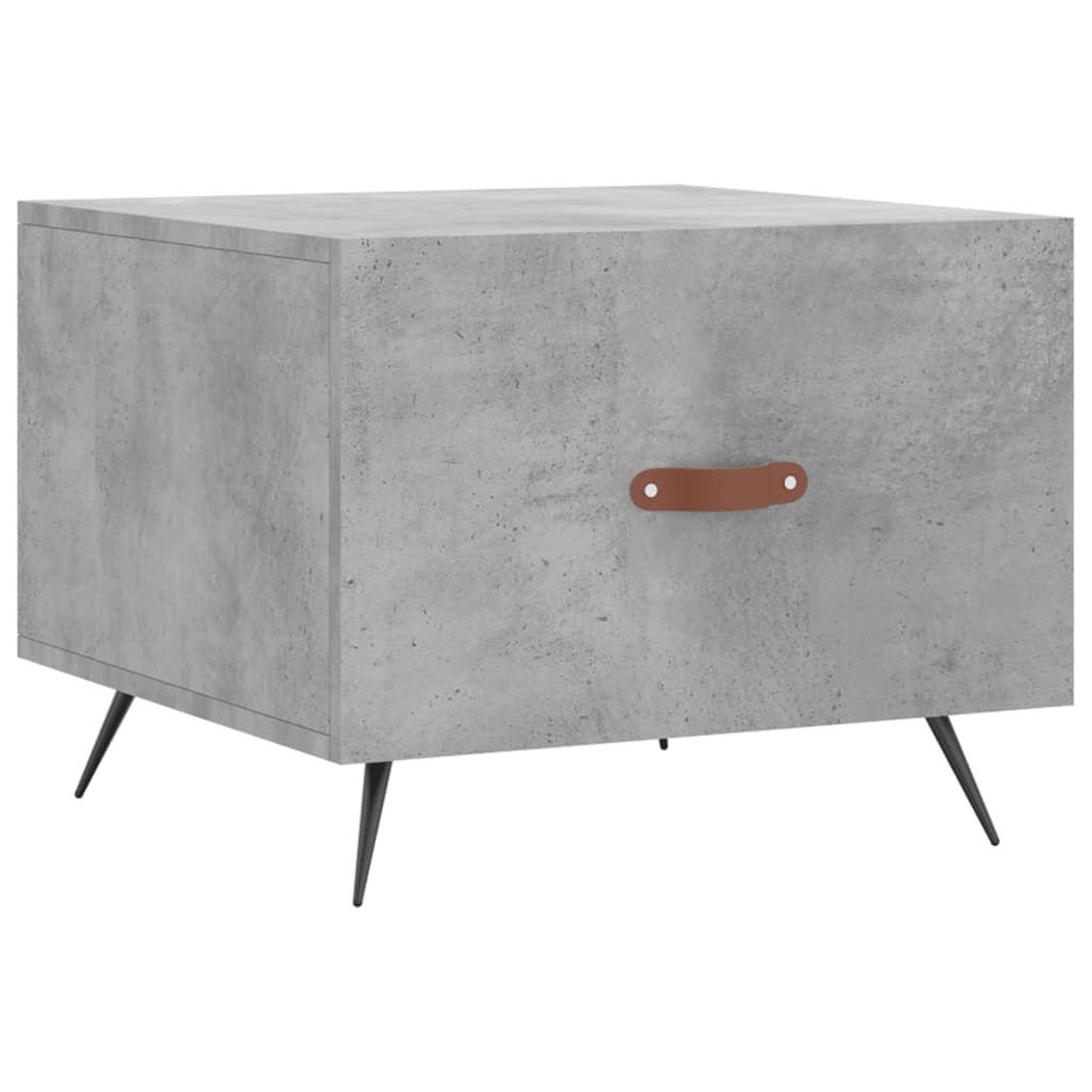 Voir la diapositive 5 : VIDAXL Tables basses 2 pcs gris beton 50x50x40 cm bois d'ingenierie