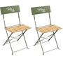 Voir la diapositive 1 : The Home Deco Factory Lot de 2 Chaises pliantes Bella Vita