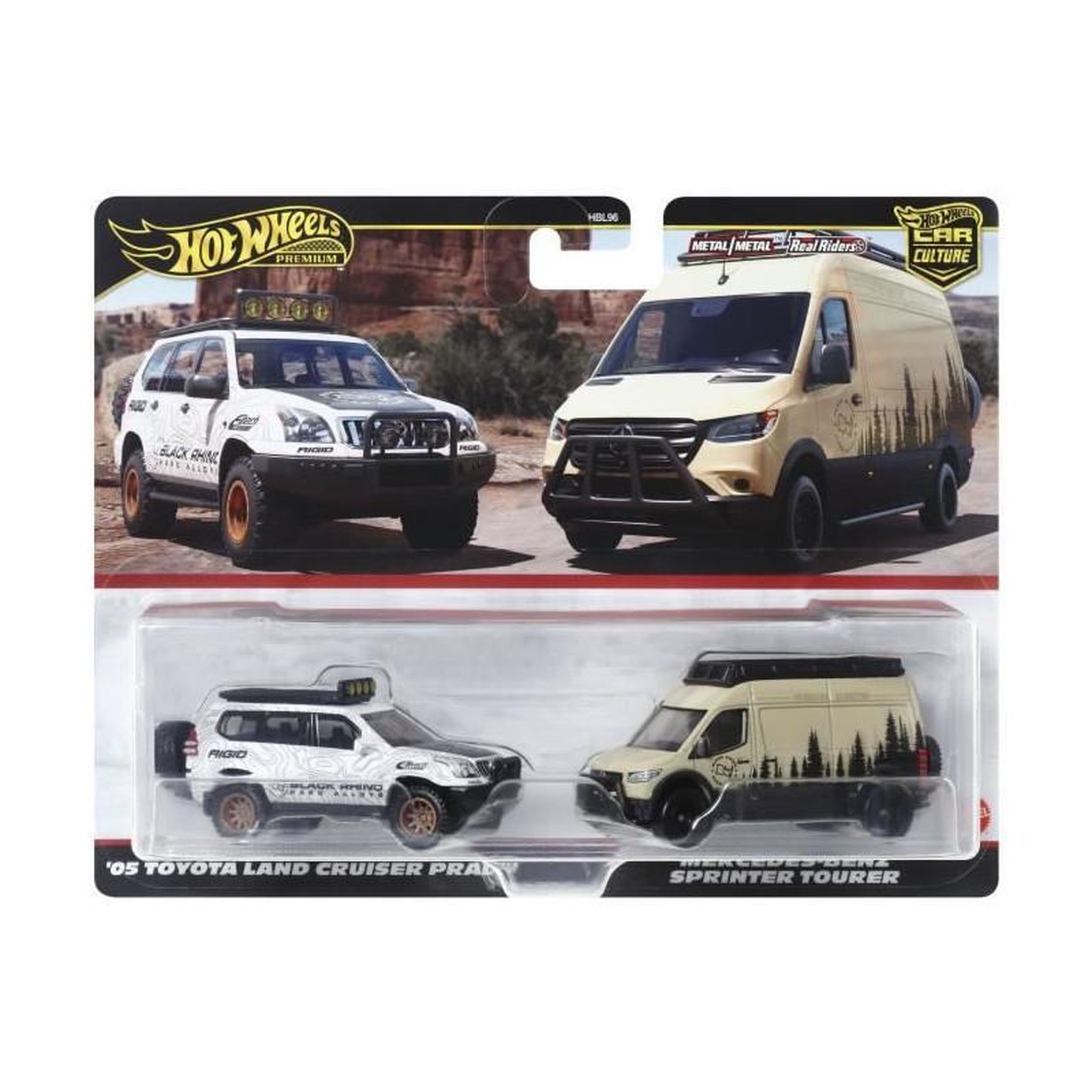 Voir la diapositive 3 : Hot Wheels Hot Wheels - Coffret Car Culture Premium 2 Véhicules - Coffret Petites Voitures - 3 Ans Et + - Hot Wheels - HBL96 - modele