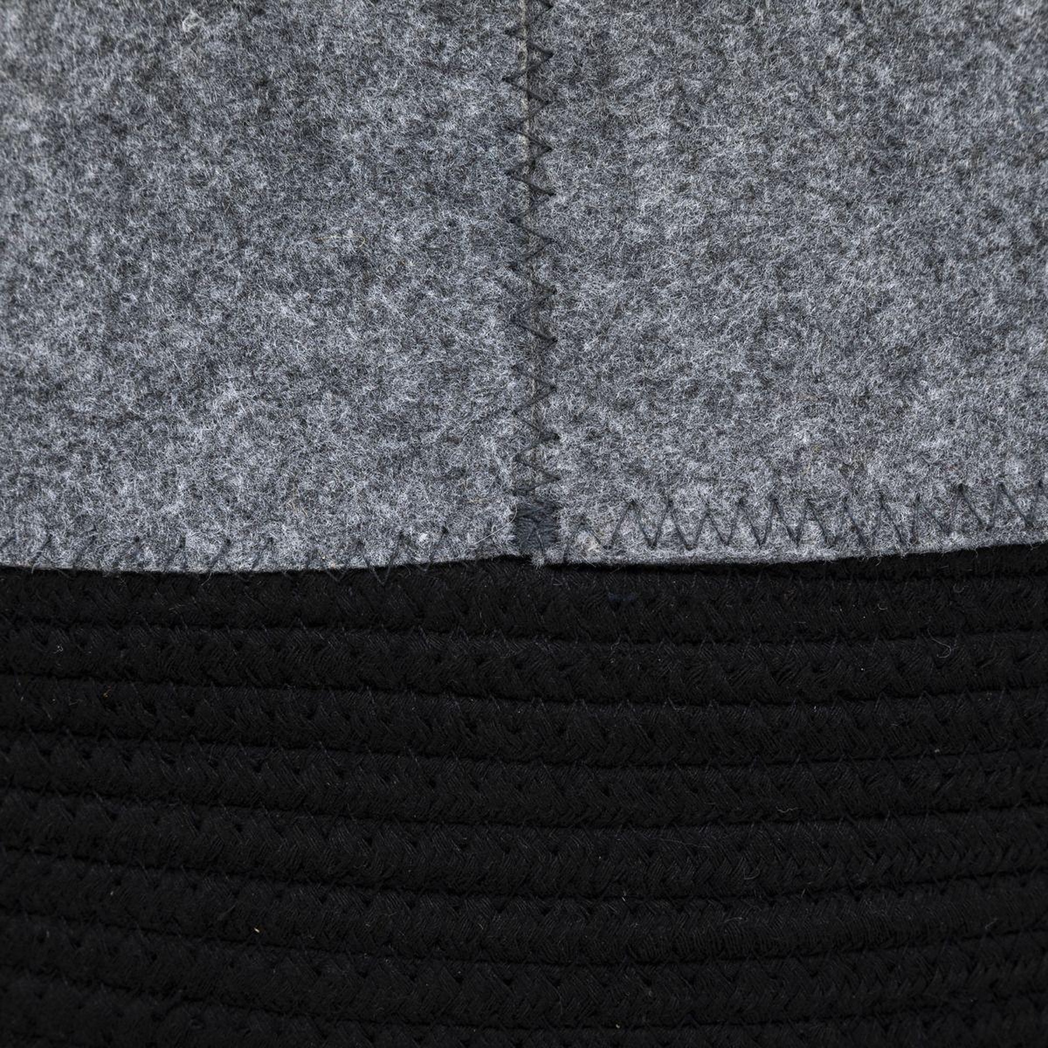 Voir la diapositive 5 : ATMOSPHERA Lot de 3 paniers déco  deep soul  43cm noir & gris