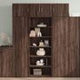 Voir la diapositive 1 : VIDAXL Buffet haut chene marron 70x41x185 cm bois d'ingenierie