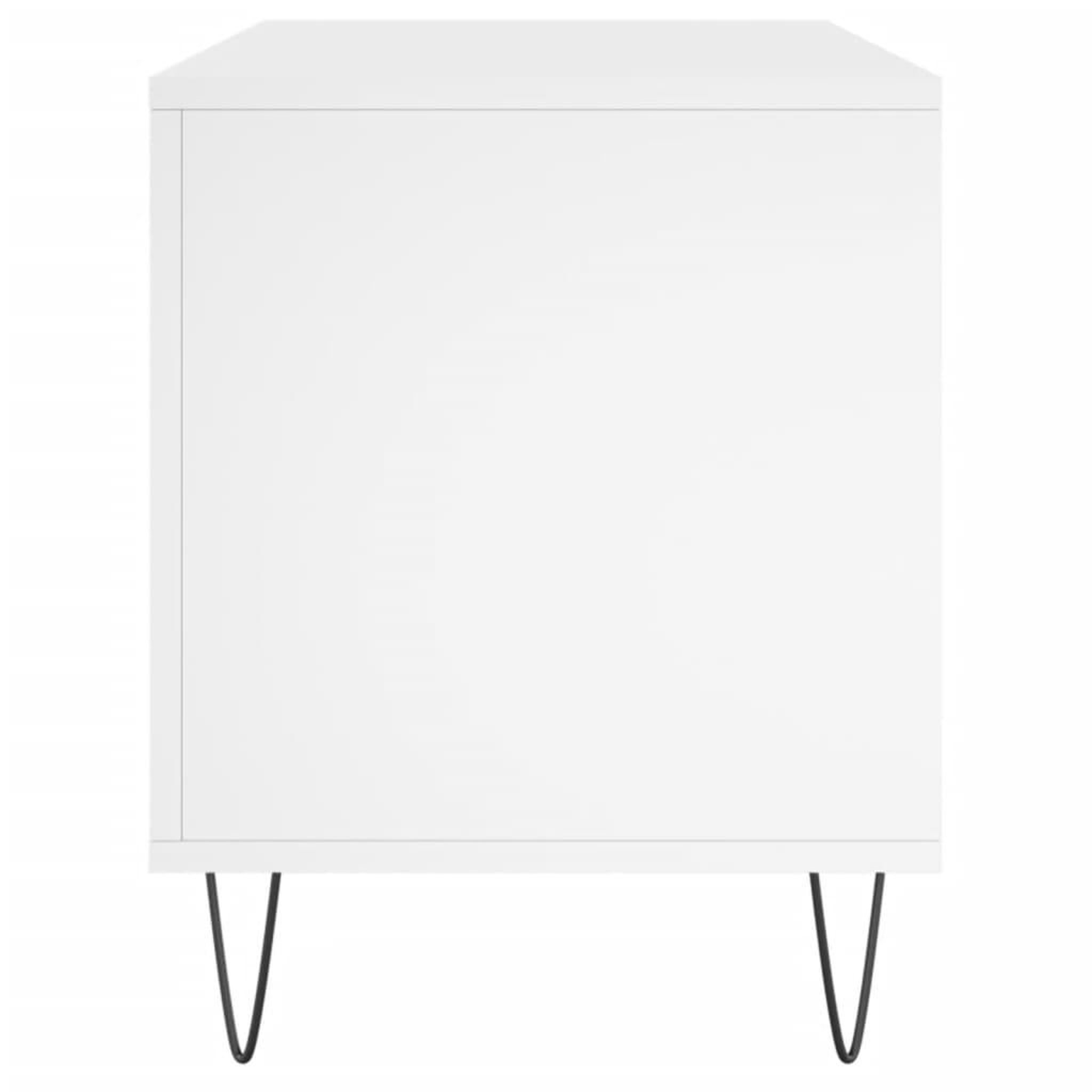 Voir la diapositive 5 : VIDAXL Armoire a disques blanc 100x38x48 cm bois d'ingenierie