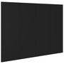 Voir la diapositive 2 : VIDAXL Tete de lit Noir 120x1,5x80 cm Bois d'ingenierie