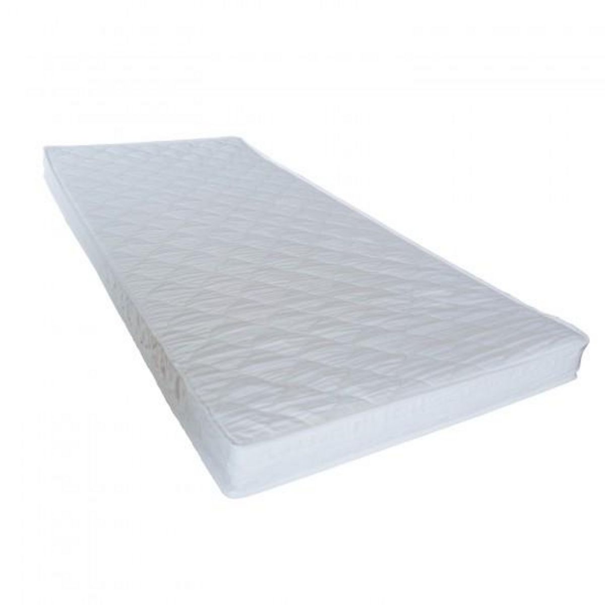 Ensemble Lit cabane en bois massif avec tiroir 90 x 190 cm JULES + matelas mousse 90X190 cm DIONE