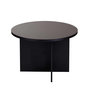Voir la diapositive 1 : Habitat et Jardin Table basse en bois  Soleil  - 90 x 90 x 40 cm - Bois Noir