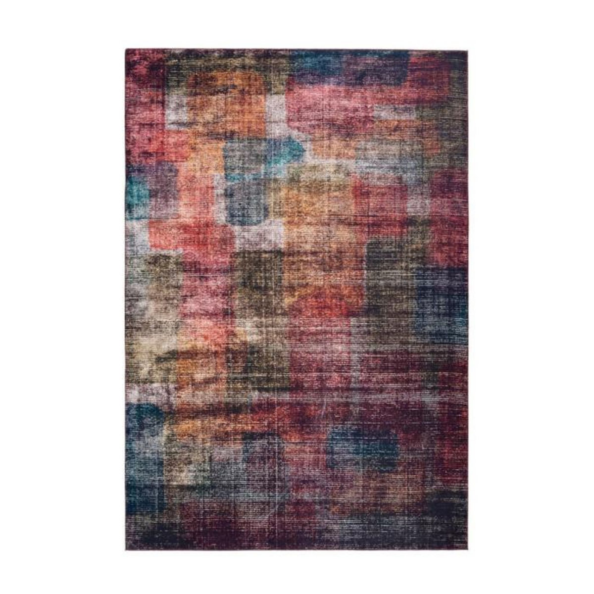 Paris Prix Tapis Moderne à Poils Courts  Galaxy III  Multicolore