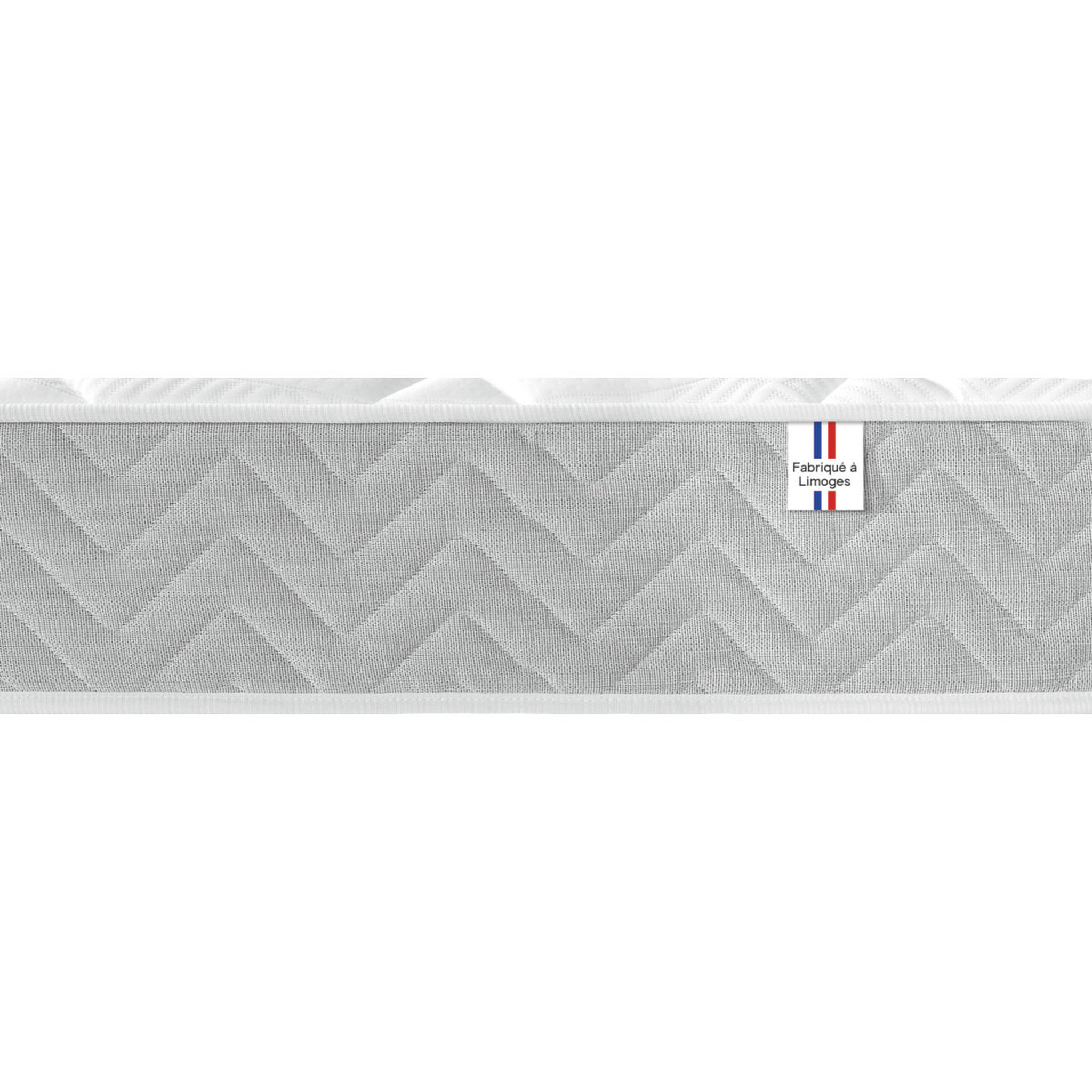 Voir la diapositive 3 : Matelas mémoire de forme et ressorts ensachés 80x190 cm LOURMARIN
