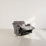 Voir la diapositive 3 : BEST MOBILIER Armand - canapé 2 places relax électrique en velours côtelé