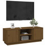 Voir la diapositive 4 : VIDAXL Meuble TV Marron miel 110x35x40,5 cm Bois de pin massif