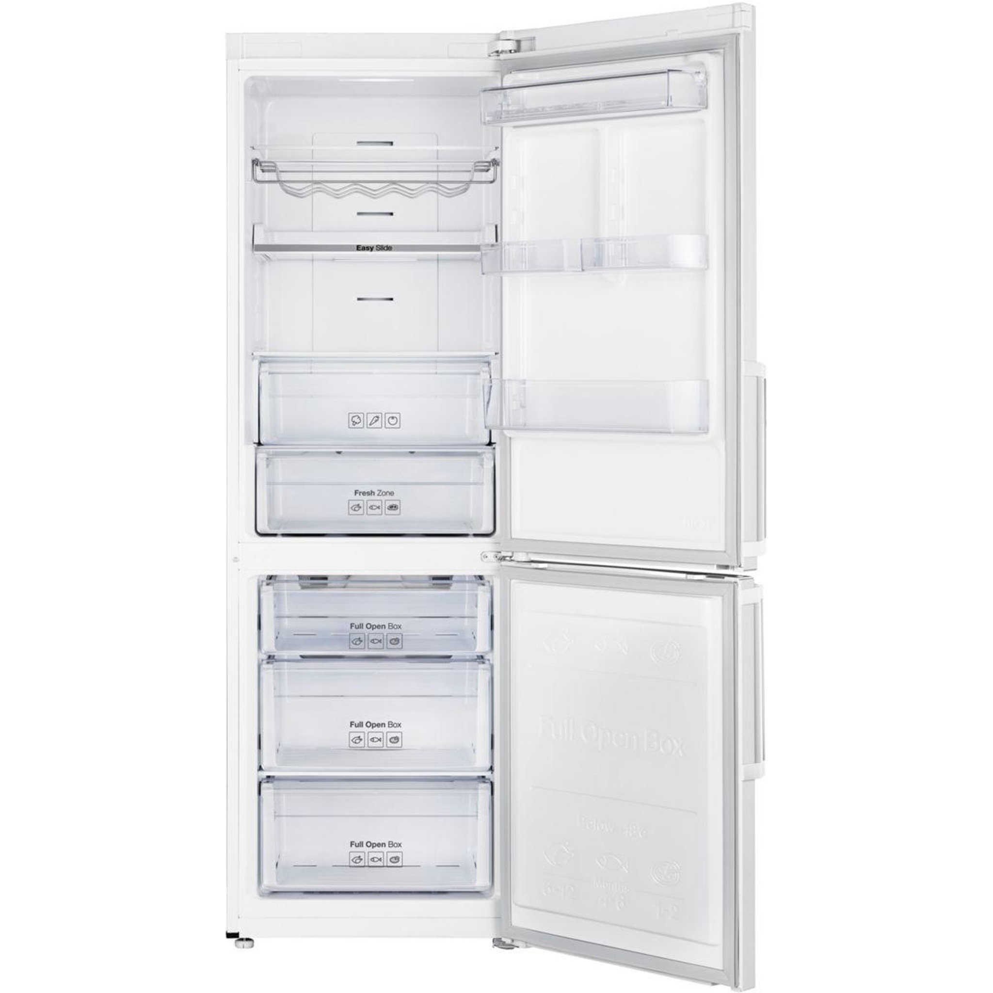 Voir la diapositive 3 : Samsung Réfrigérateur combiné RB34J3515WW/RB33J3515WW