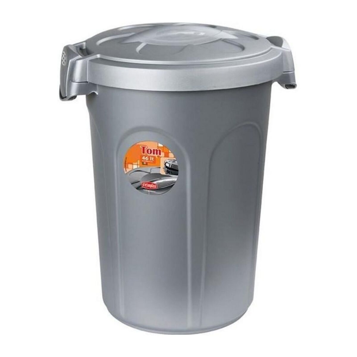 KERBL KERBL Conteneur a aliment Tom 16kg 46l pour chien - 44,5x40x61cm - Gris