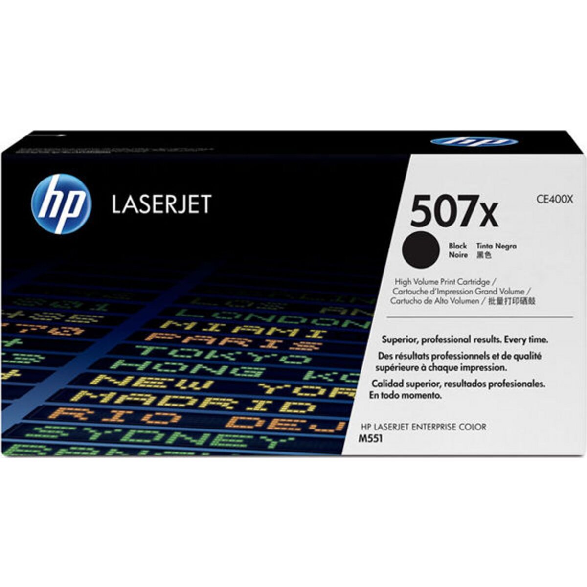 Hewlett Packard Toner TONER CARTRIDGE 507X BLACK