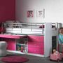 Voir la diapositive 5 : Paris Prix Lit Combiné Enfant  Bonny  90x200cm Fuchsia