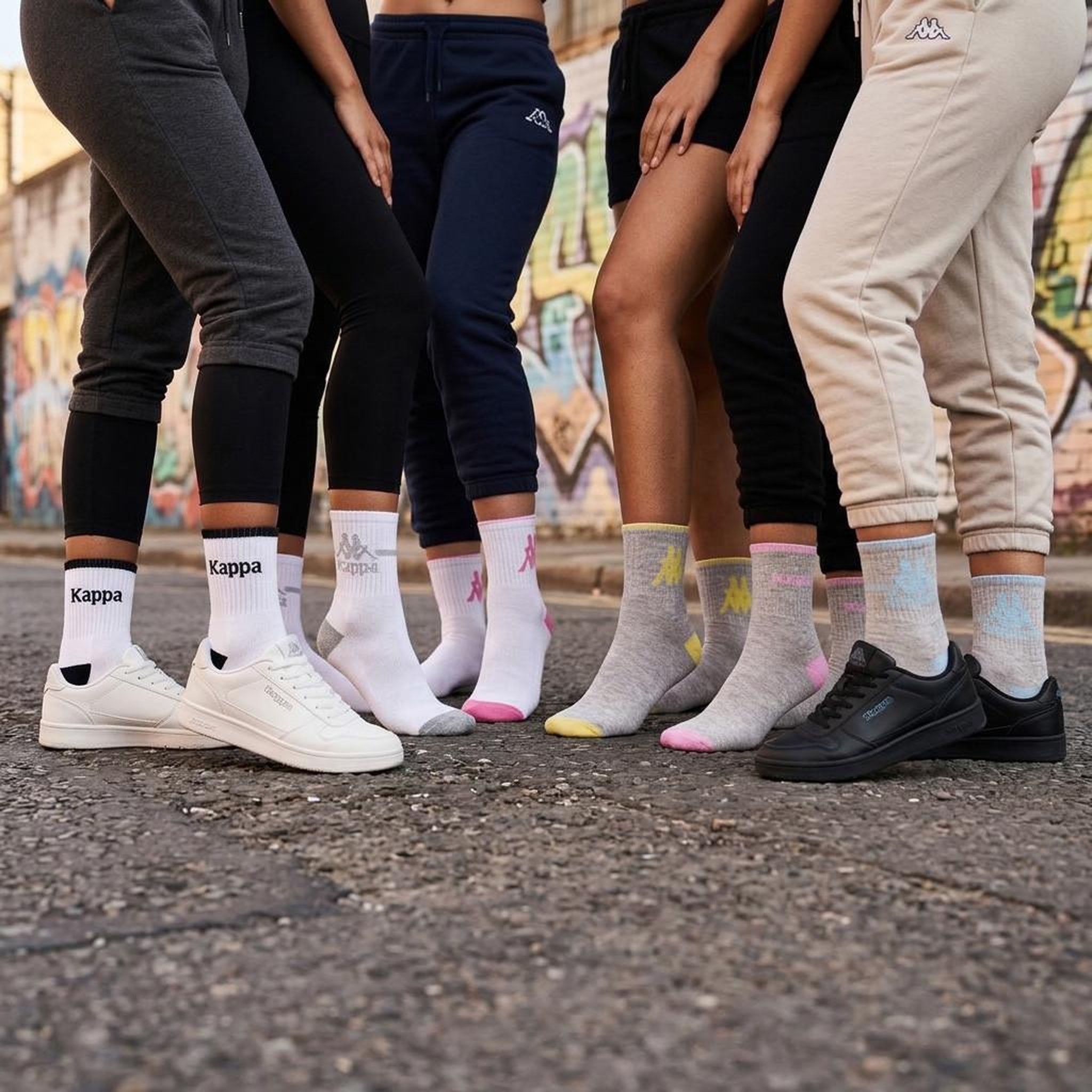 Voir la diapositive 3 : KAPPA Pack de Chaussettes Femme Quarter KAPPA (Lot de 6)