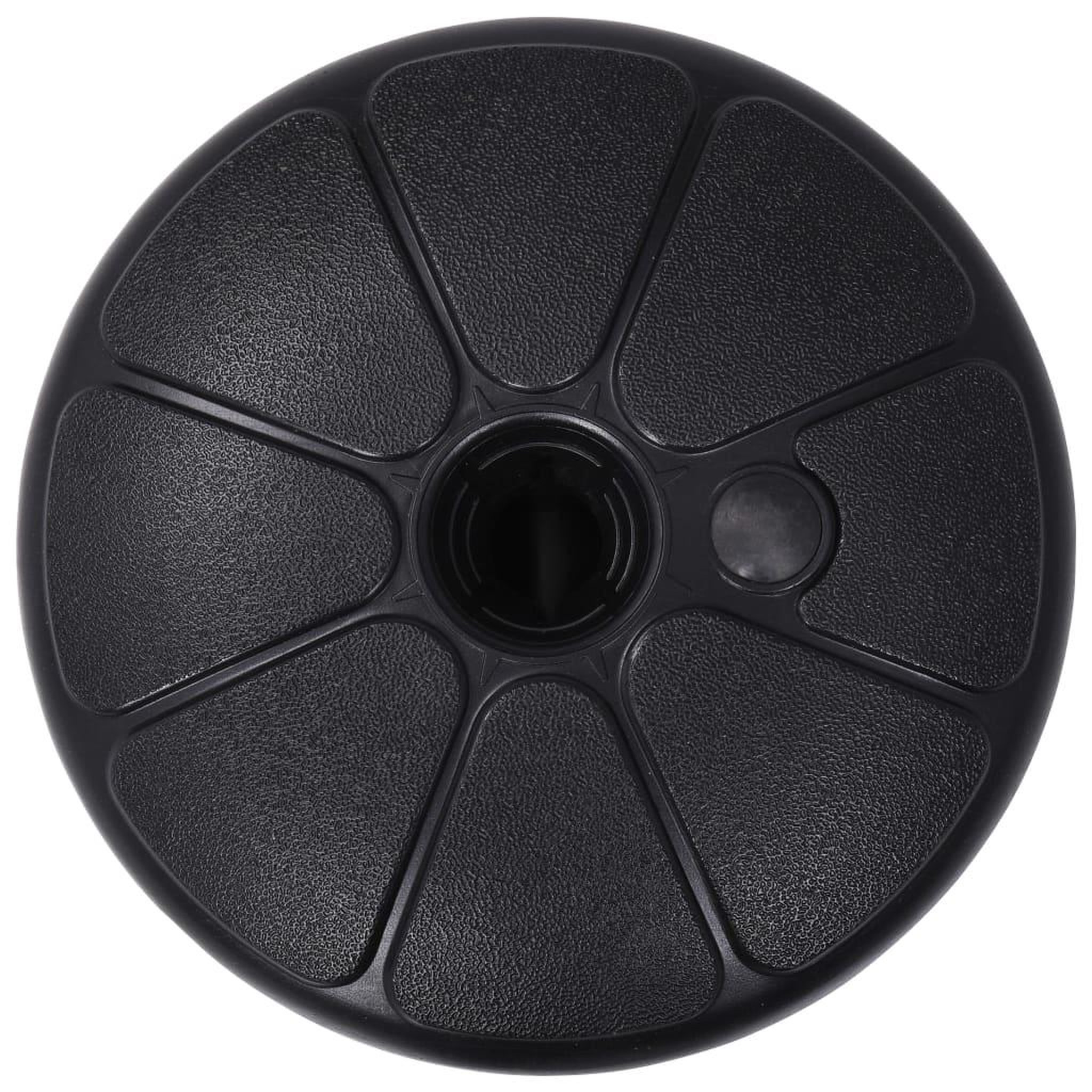 Voir la diapositive 4 : VIDAXL Socle de parasol rempli de sable/d'eau 15 l noir