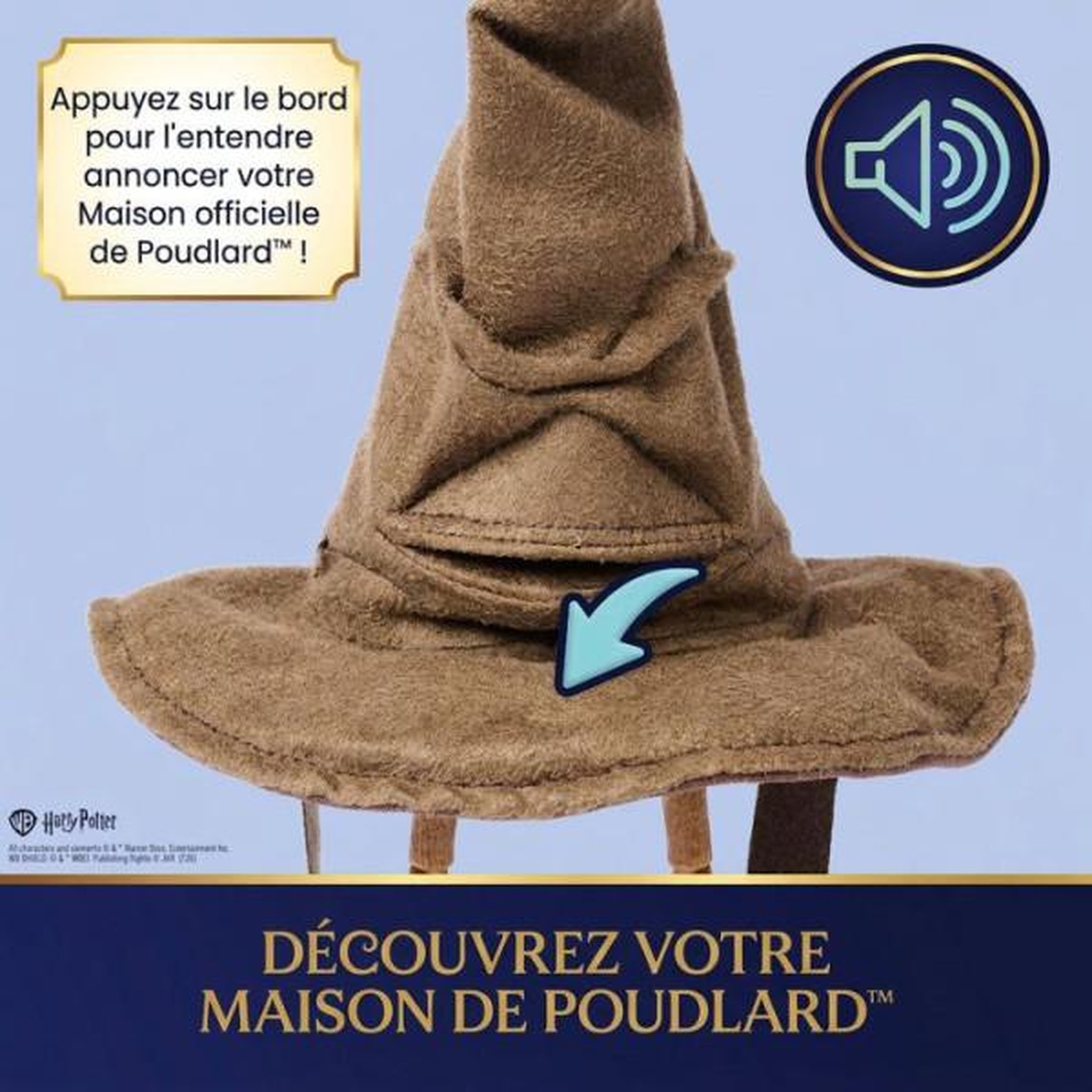 Voir la diapositive 3 : SPIN MASTER Mini Choixpeau Magique Interactif Wizarding World - Sons et Phrases - SPIN MASTER - A partir de 6 ans