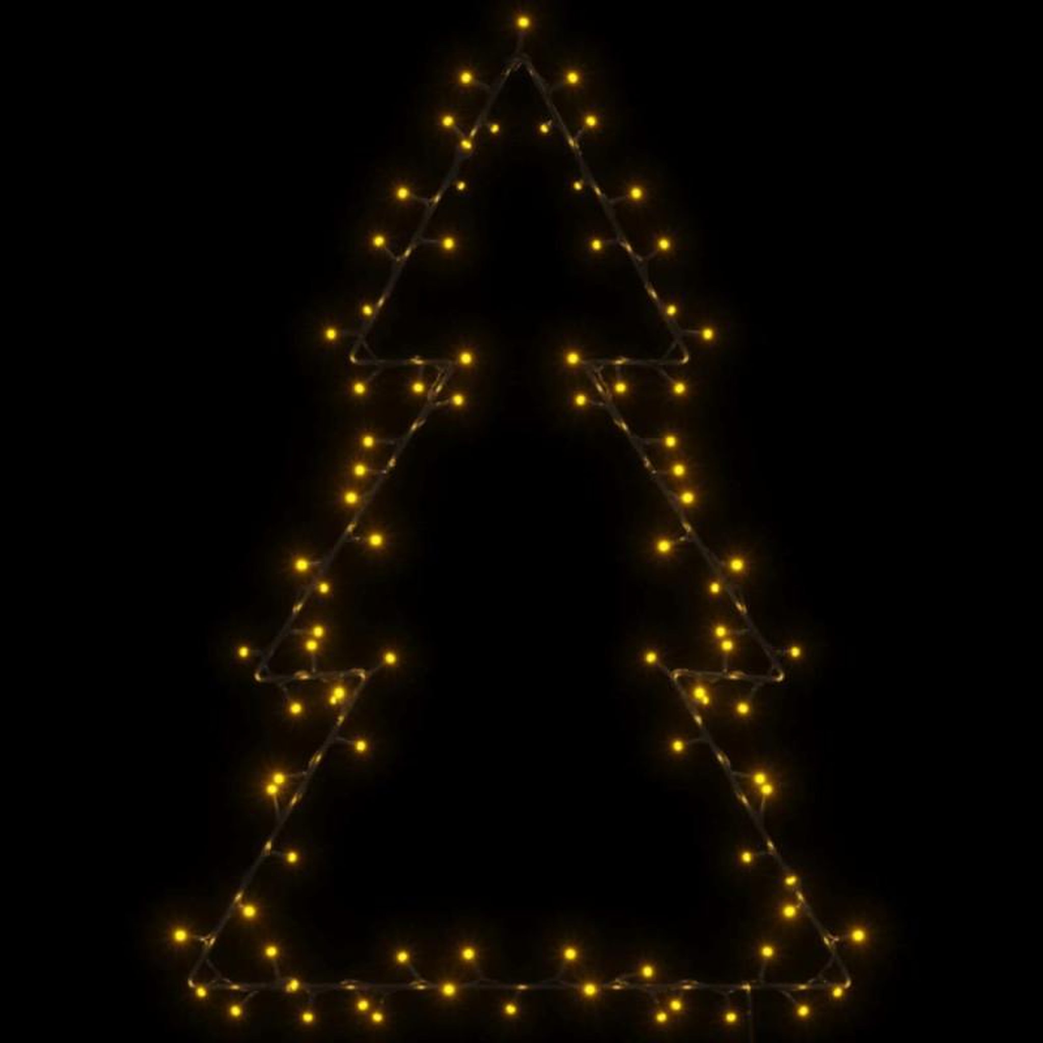 Voir la diapositive 5 : VIDAXL Lumières de Noël silhouette d arbre de Noël 115 LED blanc chaud