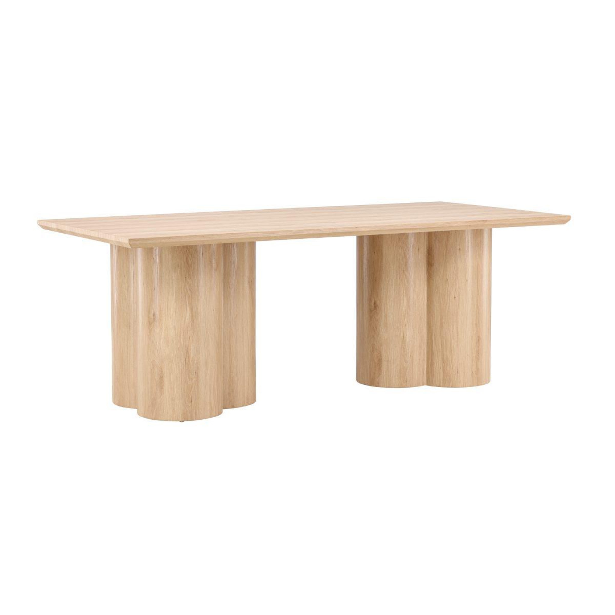 Paris Prix Table à manger design  olivia  210cm naturel