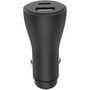 Voir la diapositive 2 : ADEQWAT Chargeur allume cigare 42W USB-A + USB-C noir
