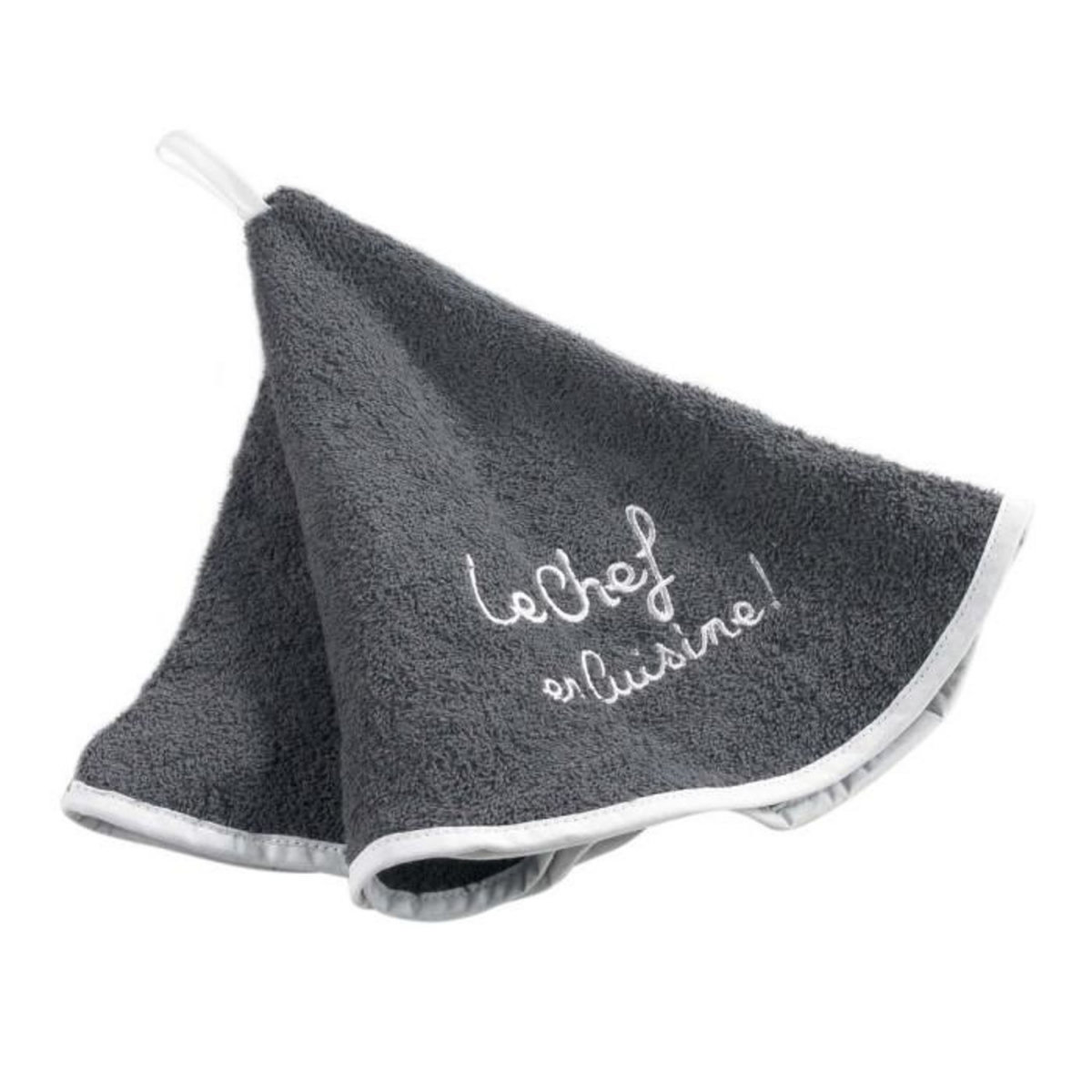 Paris Prix Essuie-Main Rond  Cuistot  60cm Anthracite