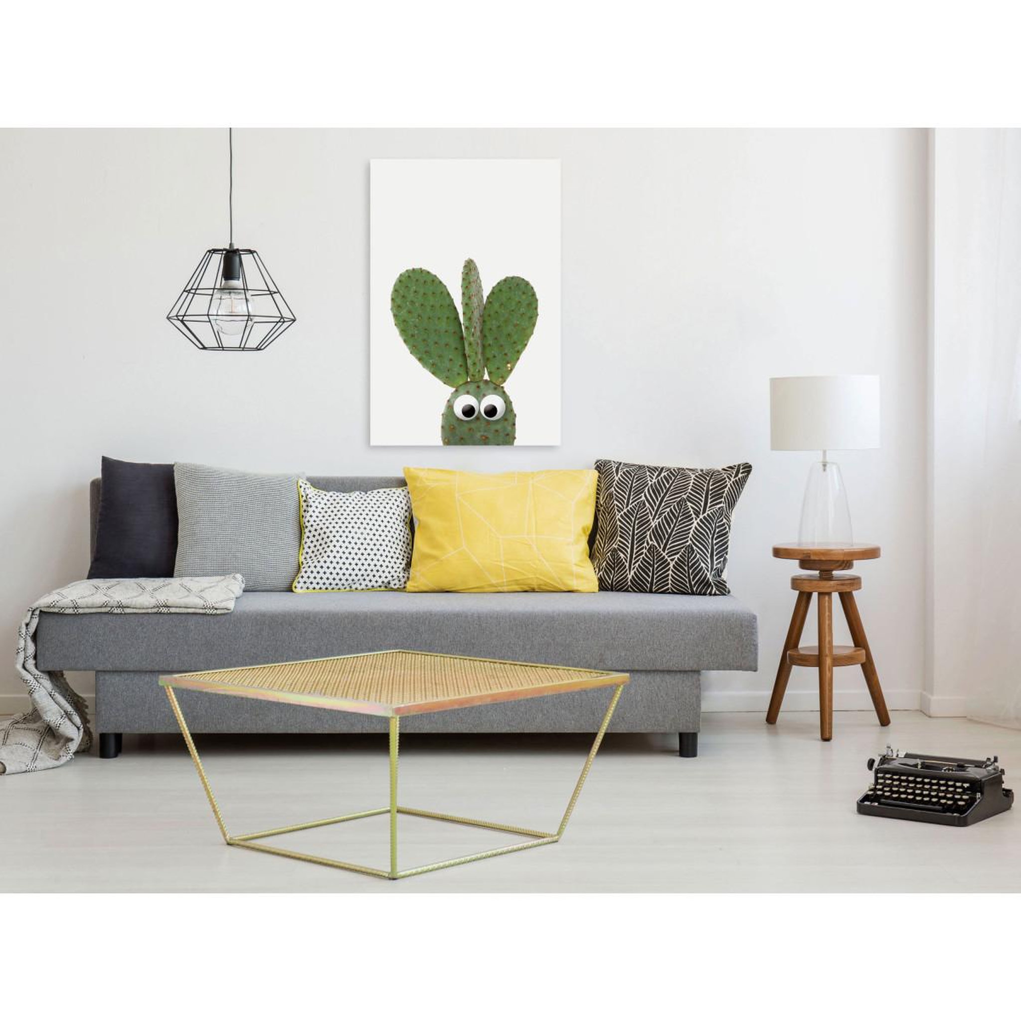 Voir la diapositive 2 : Paris Prix Tableau imprimé  ear cactus