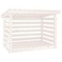 Voir la diapositive 2 : VIDAXL Support pour bois de chauffage Blanc 108x73x79 cm Bois de pin