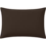 BATON ROUGE Taie d'oreiller avec volant percale. Coloris disponibles : Blanc