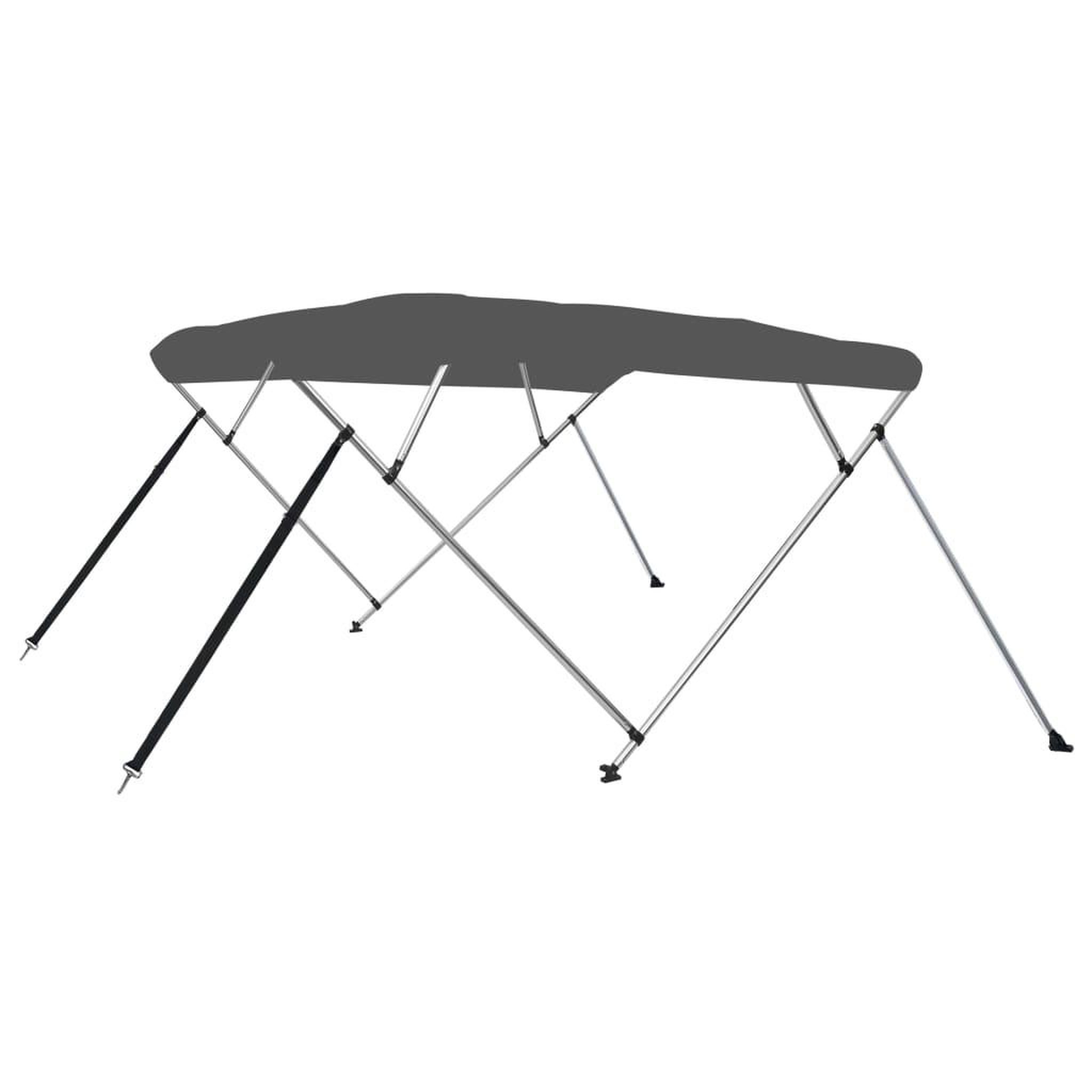 VIDAXL Auvent bimini a 4 arceaux Anthracite 243x196x137 cm