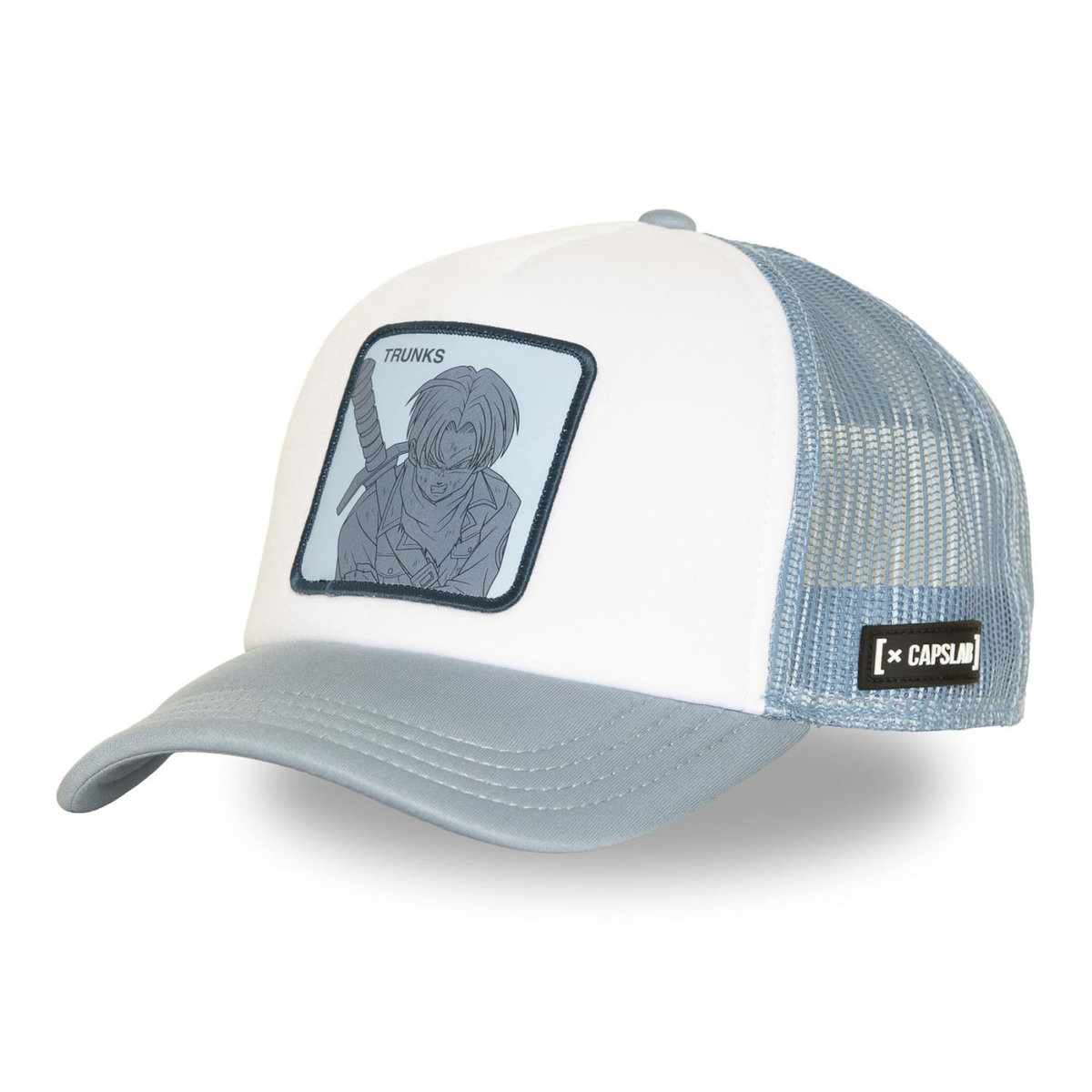 CAPSLAB Casquette  trucker avec filet et patch Dragon Ball Super Future Trunk