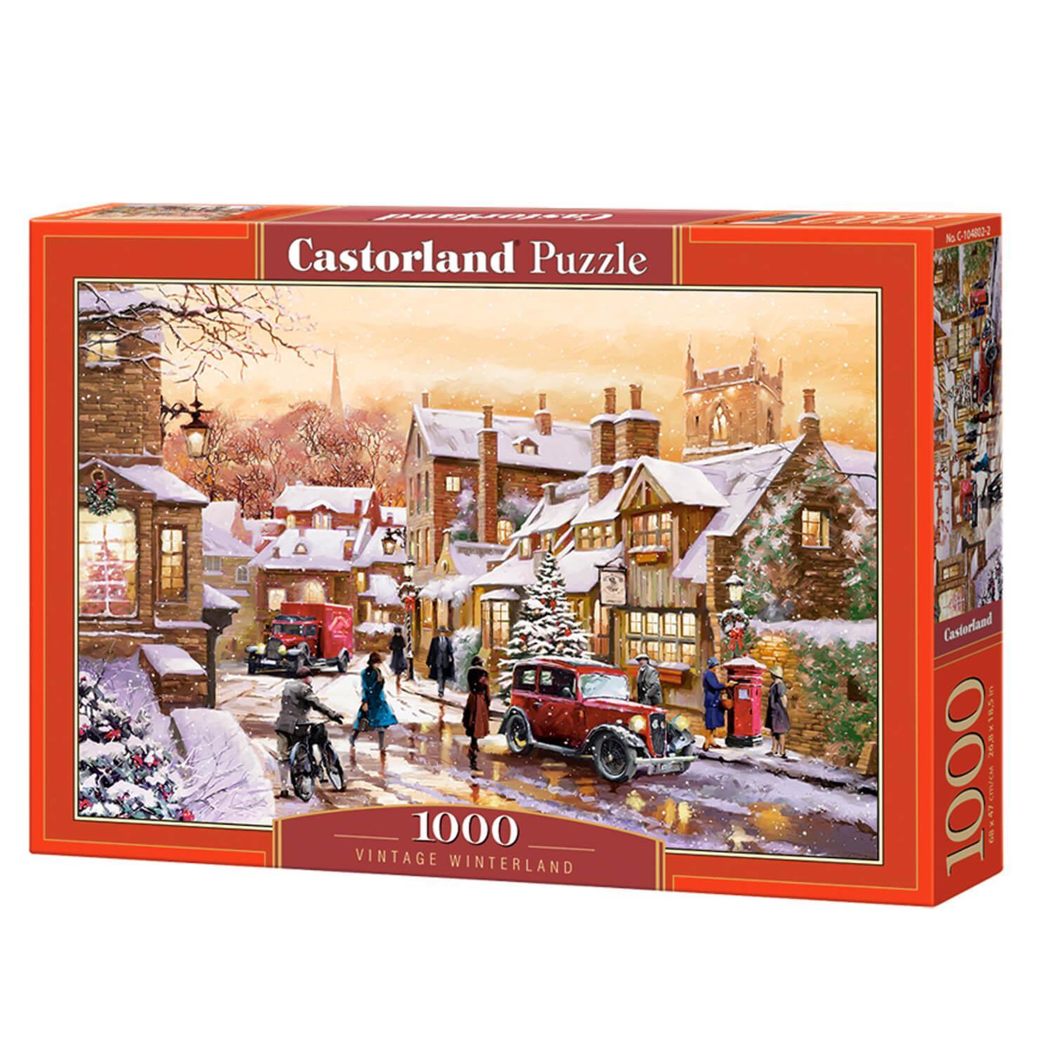 Voir la diapositive 2 : Castorland Puzzle 1000 pièces :Vintage Winterland