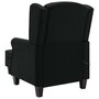 Voir la diapositive 5 : VIDAXL Fauteuil de massage avec repose-pied Noir Tissu