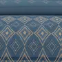 SOLEIL D'OCRE Parure housse de couette en coton 57 fils 240x220 cm ETHNO bleu, par Soleil d'ocre