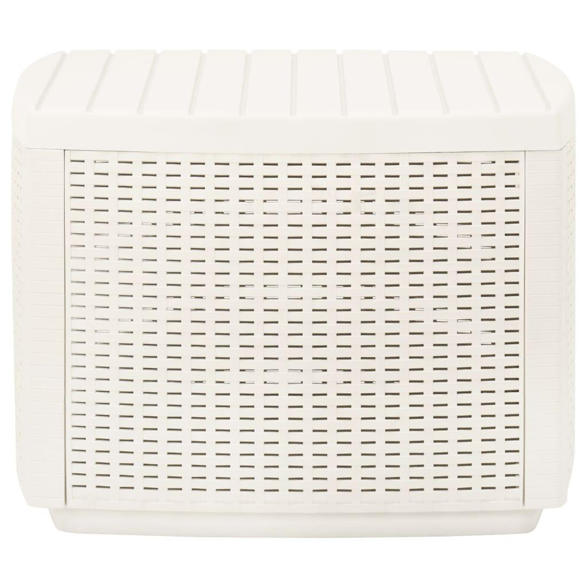 Voir la diapositive 2 : VIDAXL Table de jardin blanc 53x53x40 cm plastique