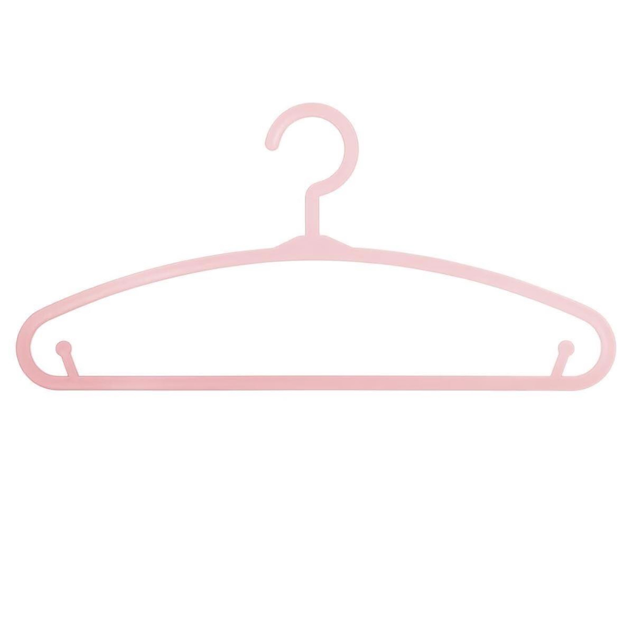 Voir la diapositive 2 : Atmosphera Kids Lot de 6 cintres pour enfant  basique  28cm rose