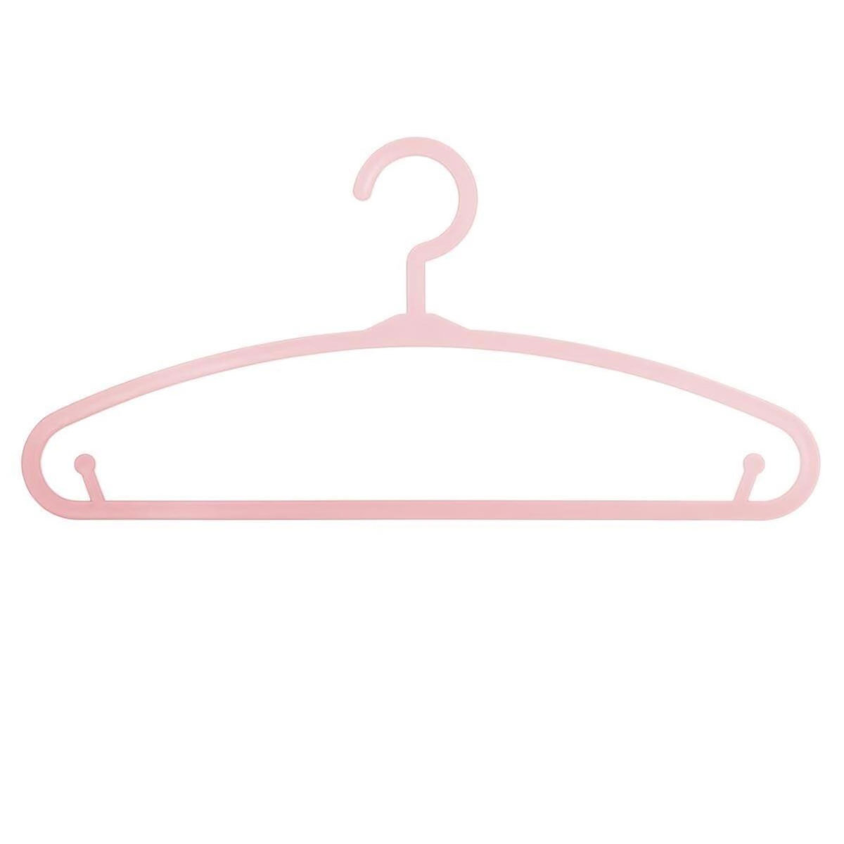 Atmosphera Kids Lot de 6 Cintres pour Enfant  Basique  28cm Rose