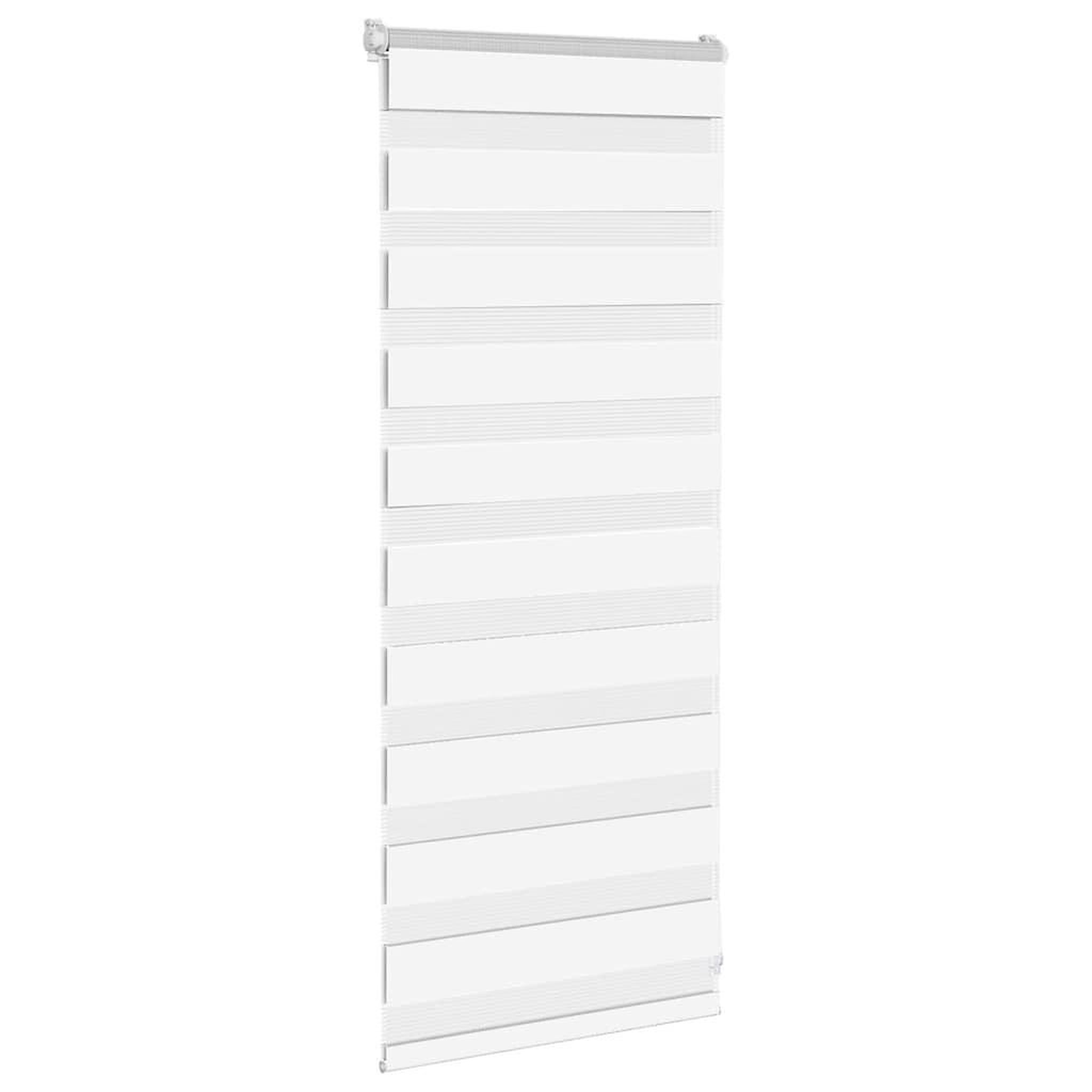 Voir la diapositive 3 : VIDAXL Store zebre blanc 65x100 cm largeur du tissu 60,9 cm polyester