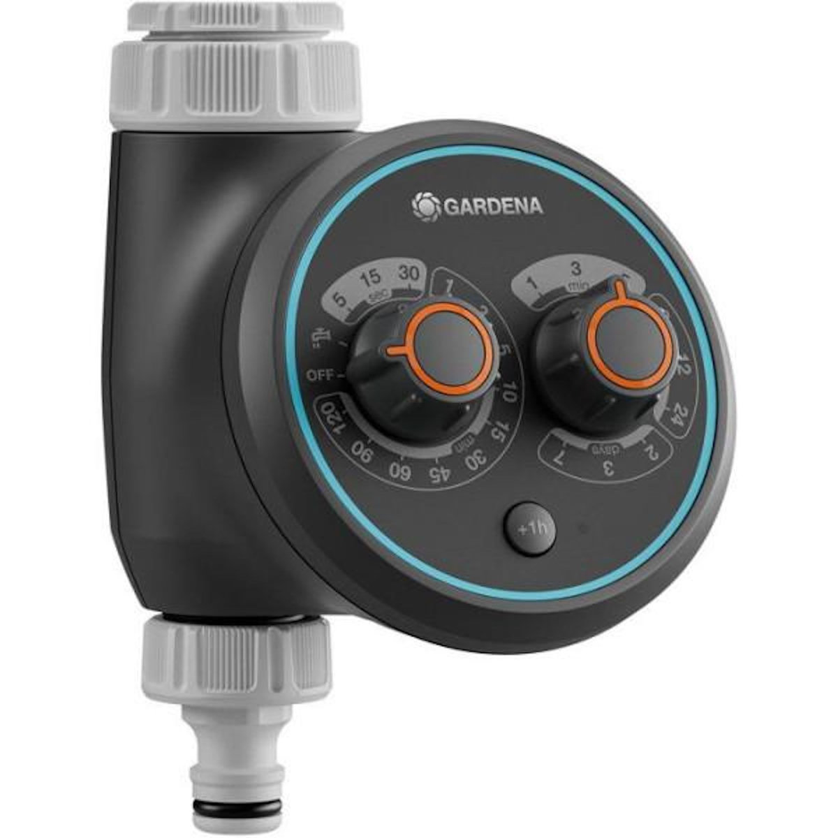 Gardena Programmateur d'arrosage - GARDENA - EasyPlus - Pour robinets 20/27 et 26/34 - Fonction brumisation - Retardateur de démarrage