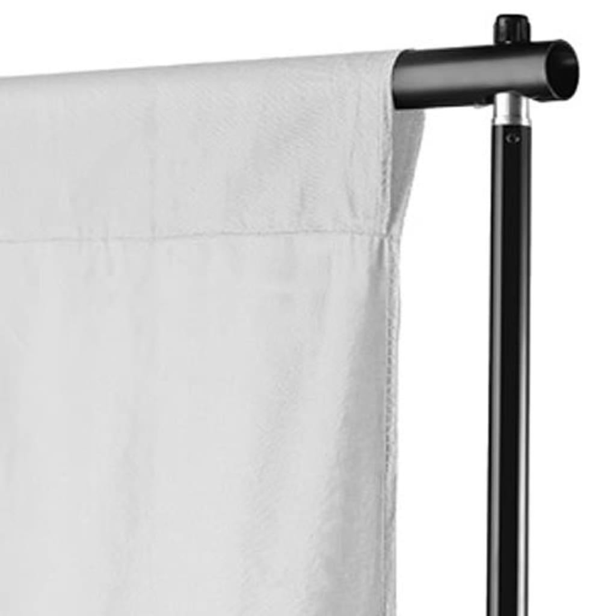 Voir la diapositive 3 : VIDAXL Toile de fond Coton 500 x 300 cm Blanc