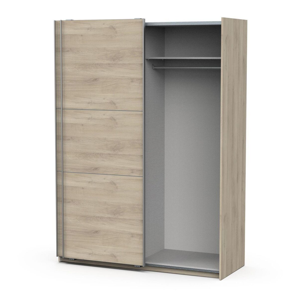 Armoire 2 portes coulissantes L150cm THIBAULT