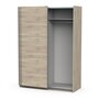 Voir la diapositive 4 : Armoire 2 portes coulissantes L150cm THIBAULT