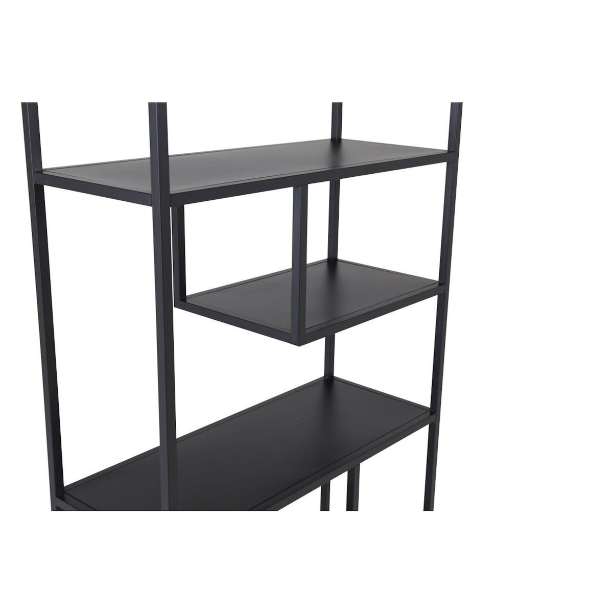 Paris Prix Étagère Bibliothèque 6 Niveaux  Staal  188cm Noir