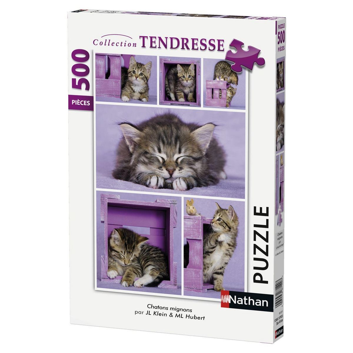 NATHAN Puzzle Chatons mignons - 500 pièces